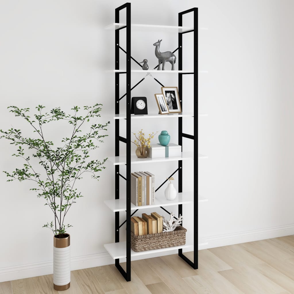 Korkea kaappi valkoinen 80x30x210 cm lastulevy - Sisustajankoti.fi