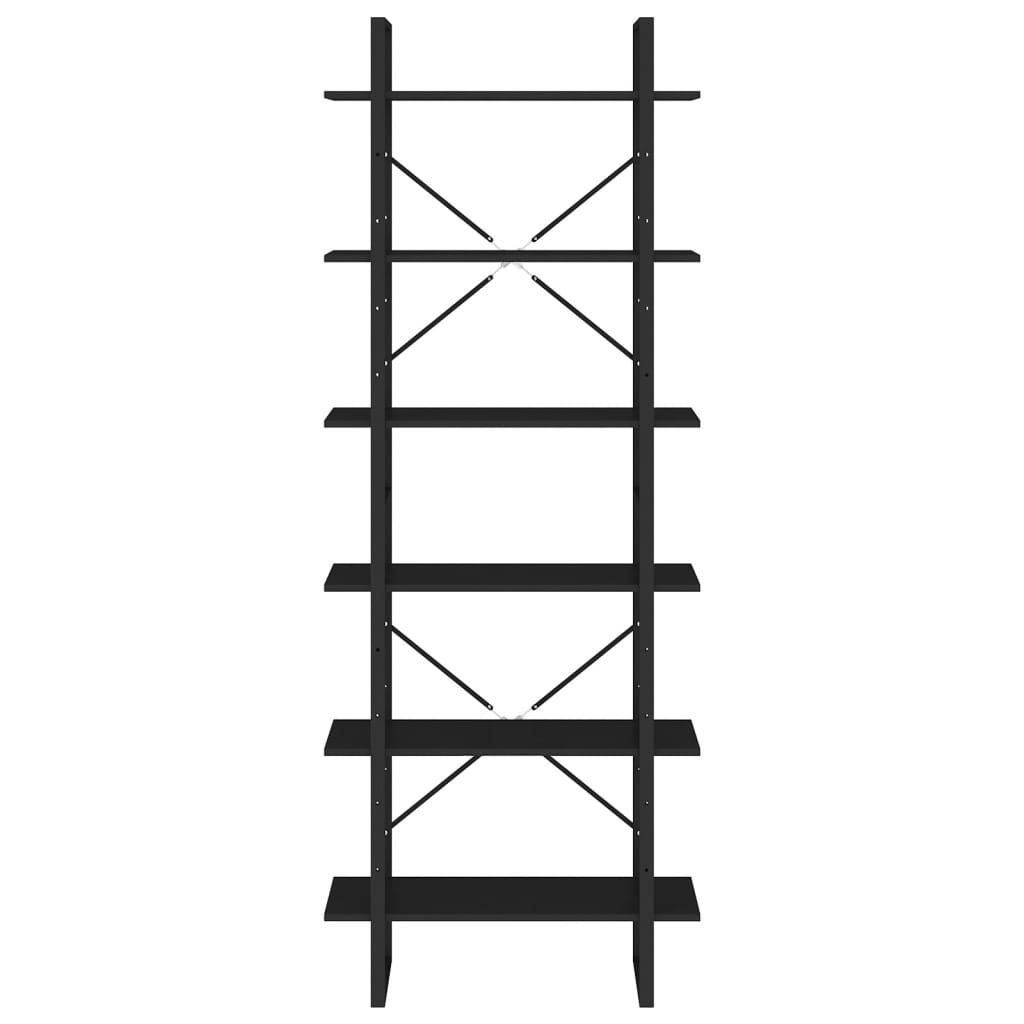Korkea kaappi musta 80x30x210 cm lastulevy - Sisustajankoti.fi