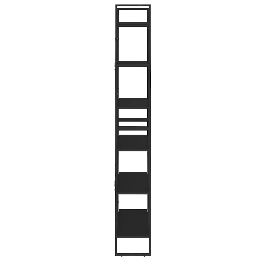 Korkea kaappi musta 80x30x210 cm lastulevy - Sisustajankoti.fi