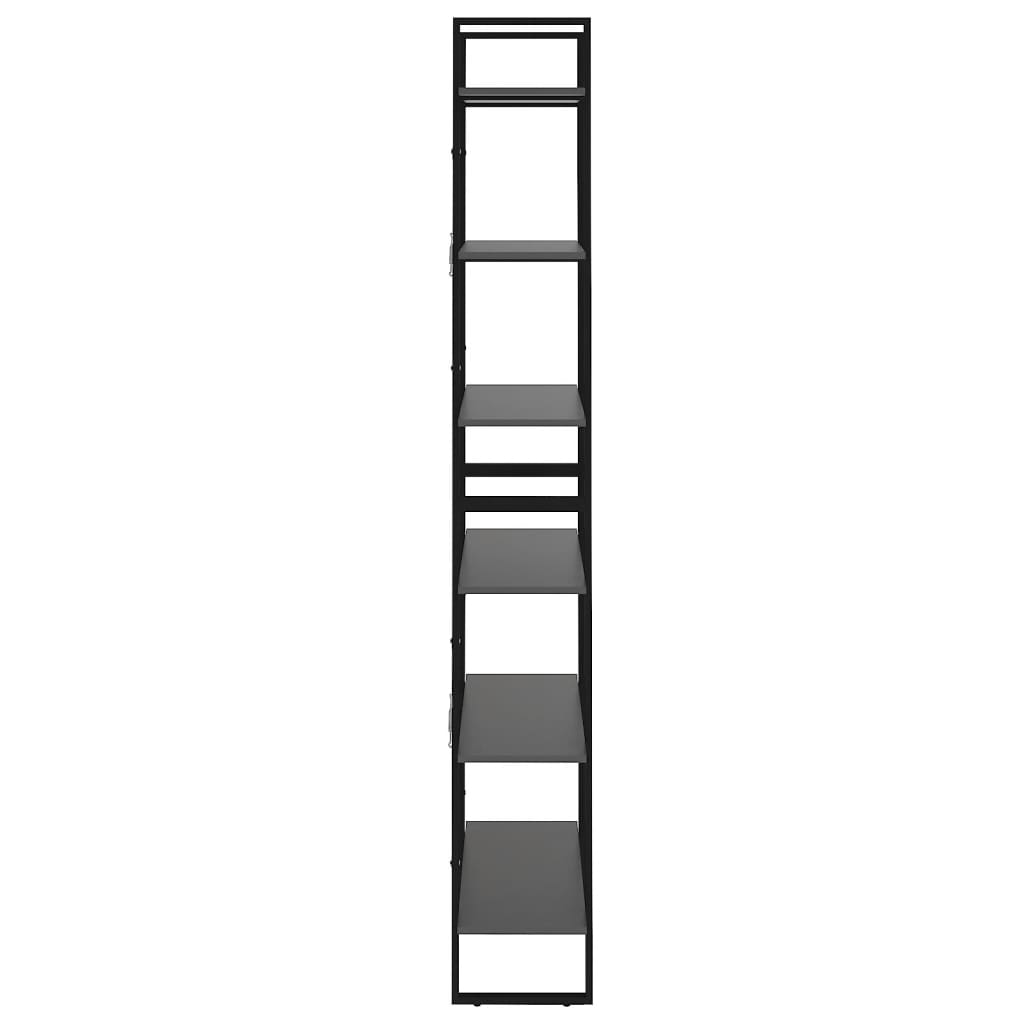Korkea kaappi harmaa 80x30x210 cm lastulevy - Sisustajankoti.fi