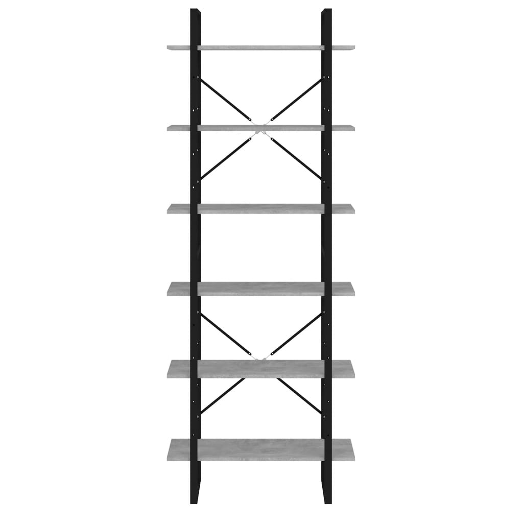 Korkea kaappi betoninharmaa 80x30x210 cm lastulevy - Sisustajankoti.fi