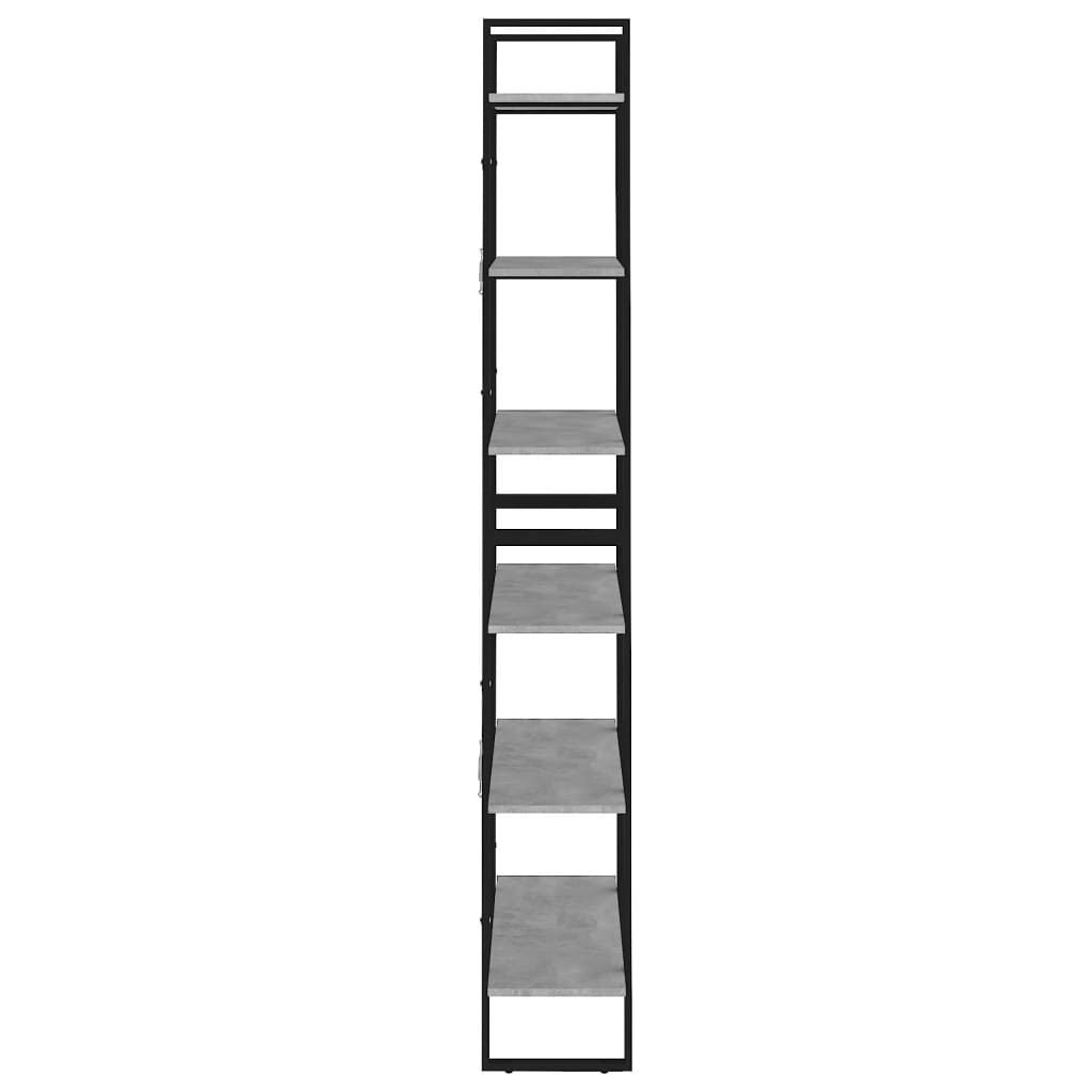 Korkea kaappi betoninharmaa 80x30x210 cm lastulevy - Sisustajankoti.fi