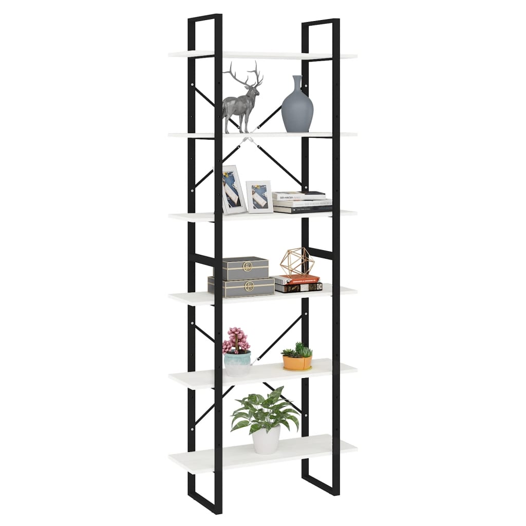 Korkea kaappi valkoinen 80x30x210 cm täysi mänty - Sisustajankoti.fi