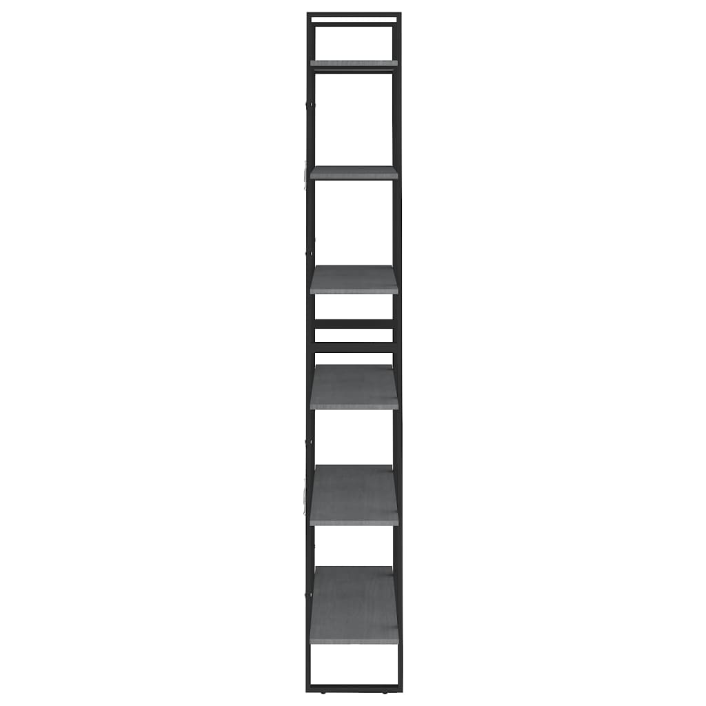 Korkea kaappi harmaa 80x30x210 cm täysi mänty - Sisustajankoti.fi