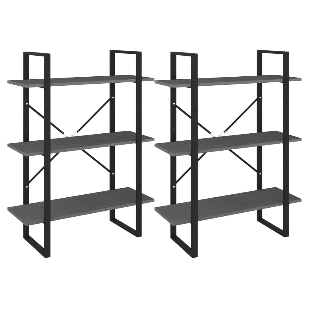 Korkea kaappi harmaa 80x30x210 cm täysi mänty - Sisustajankoti.fi