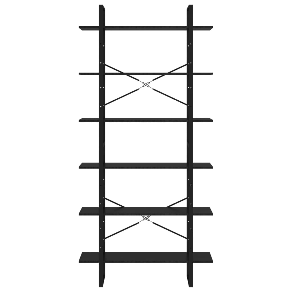 Korkea kaappi musta 100x30x210 cm lastulevy - Sisustajankoti.fi