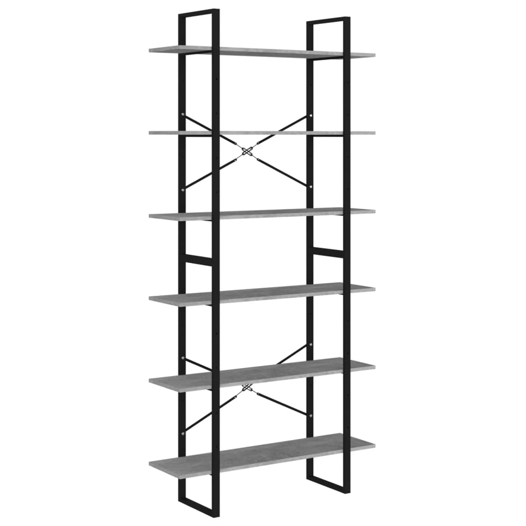 Korkea kaappi betoninharmaa 100x30x210 cm lastulevy - Sisustajankoti.fi
