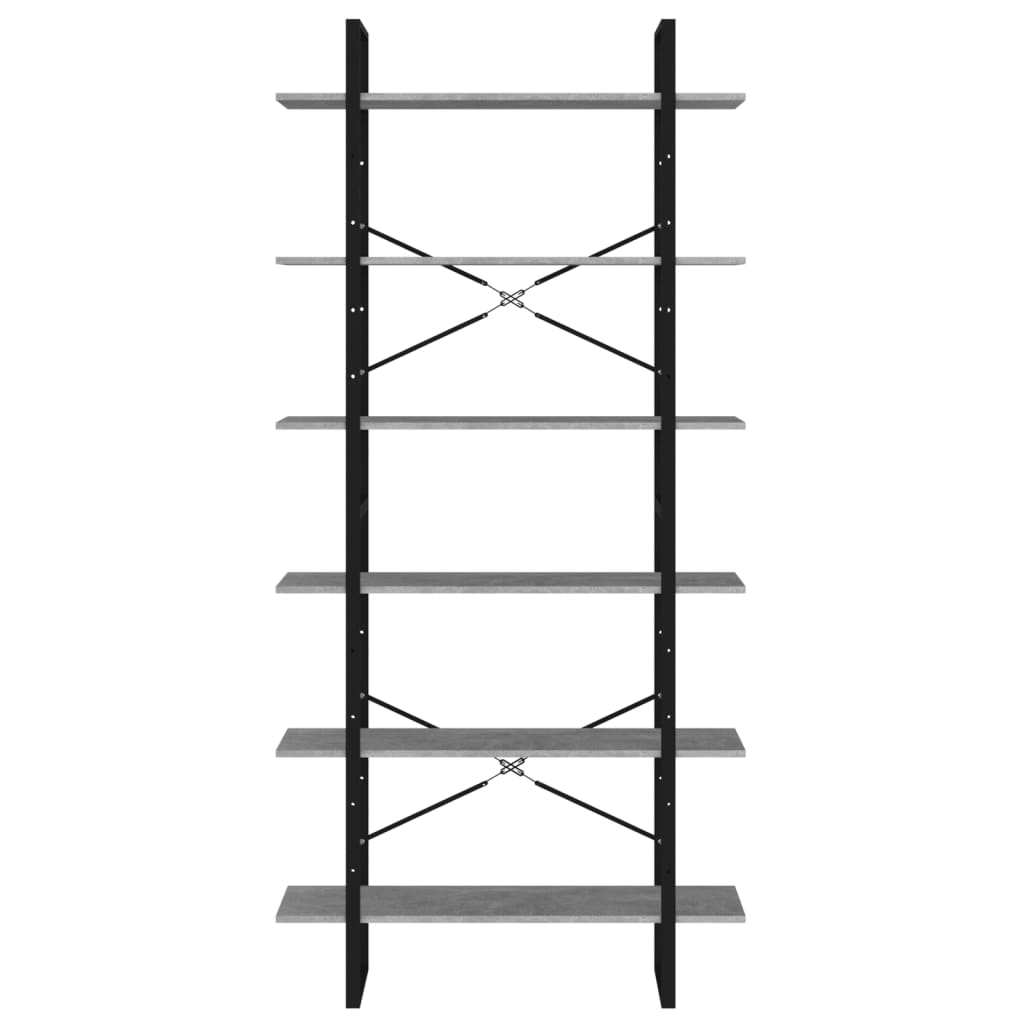 Korkea kaappi betoninharmaa 100x30x210 cm lastulevy - Sisustajankoti.fi