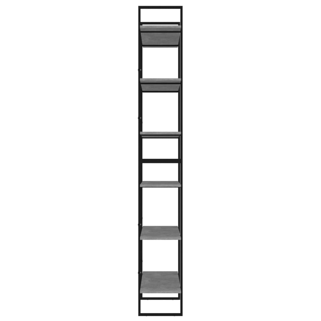Korkea kaappi betoninharmaa 100x30x210 cm lastulevy - Sisustajankoti.fi