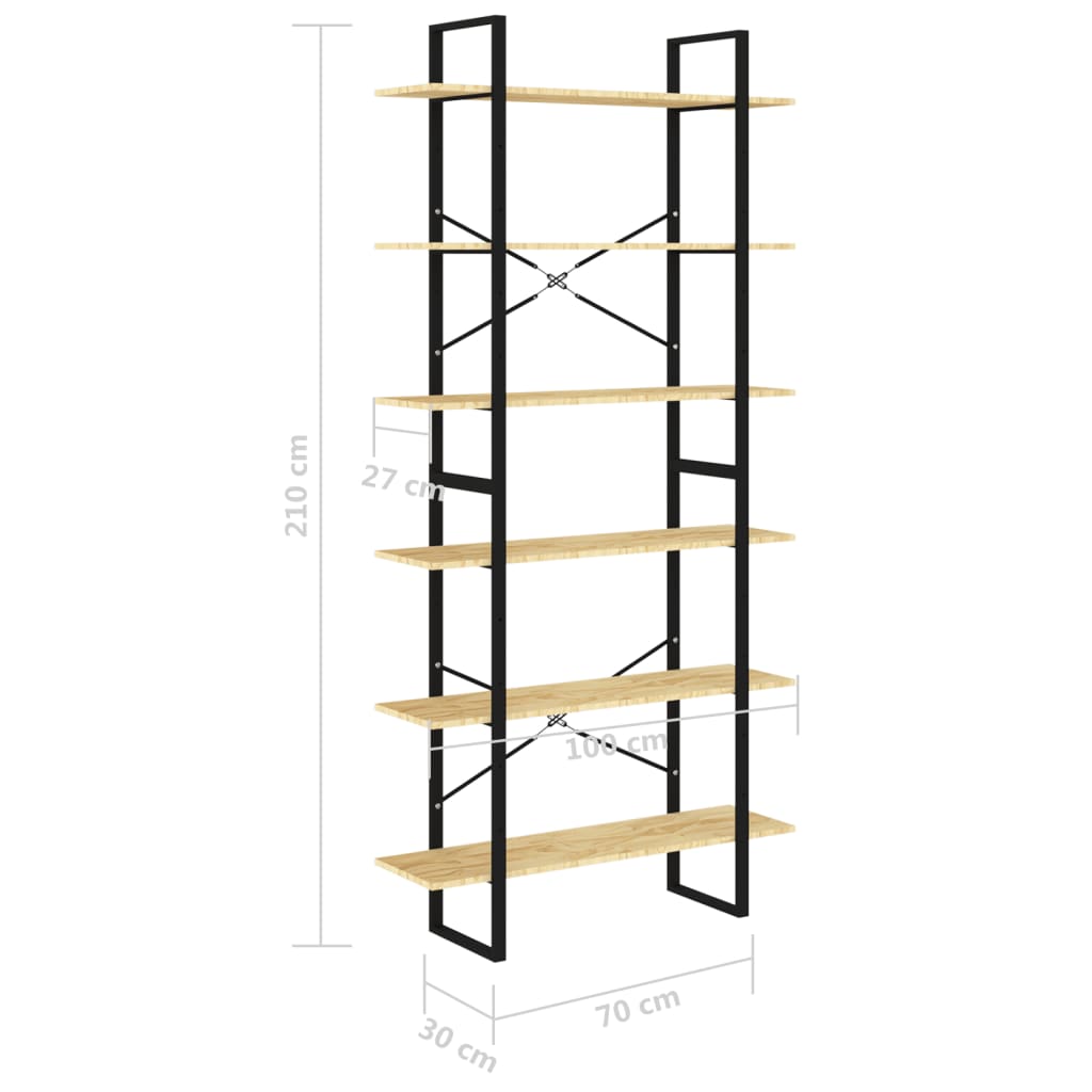 Korkea kaappi 100x30x210 cm täysi mänty - Sisustajankoti.fi