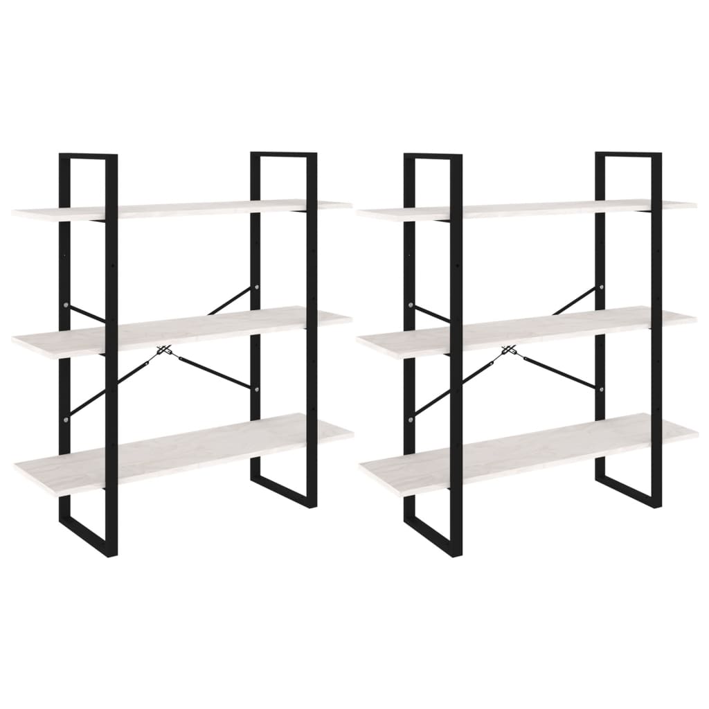 Korkea kaappi valkoinen 100x30x210 cm täysi mänty - Sisustajankoti.fi