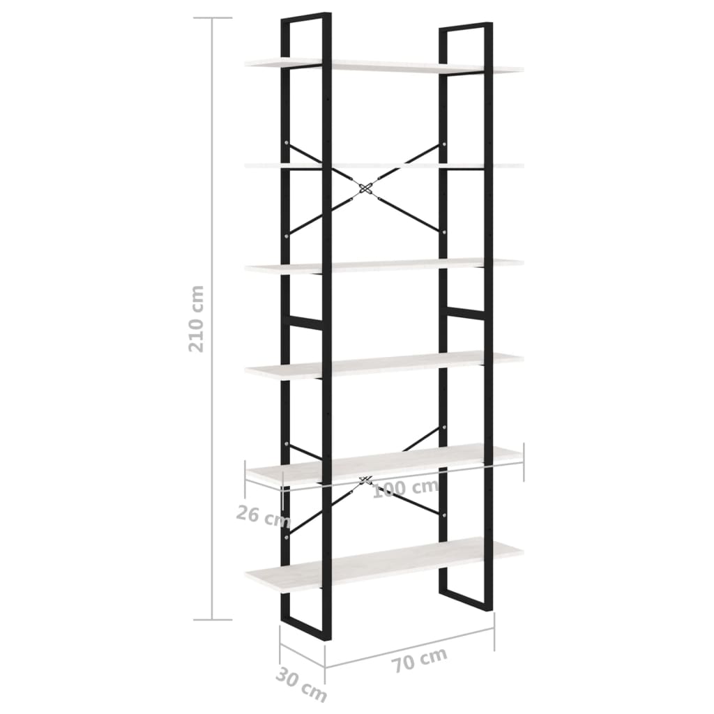Korkea kaappi valkoinen 100x30x210 cm täysi mänty - Sisustajankoti.fi