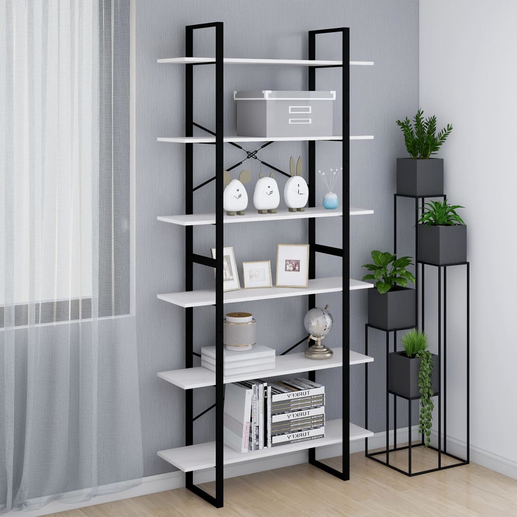 Korkea kaappi valkoinen 100x30x210 cm täysi mänty - Sisustajankoti.fi