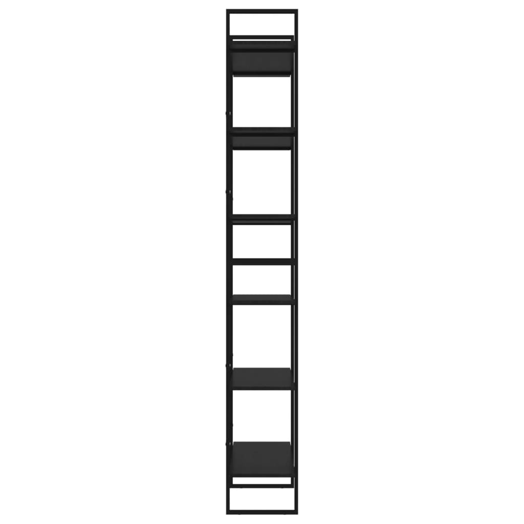 Korkea kaappi musta 100x30x210 cm täysi mänty - Sisustajankoti.fi