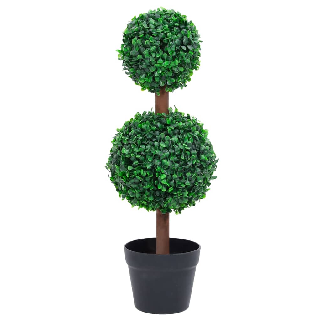 Tekokasvi puksipuu ruukulla pallonmuotoinen vihreä 60 cm - Sisustajankoti.fi