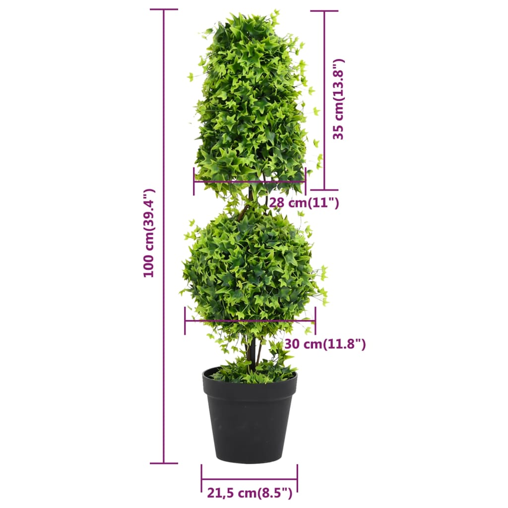 Tekokasvi puksipuu ruukulla vihreä 100 cm - Sisustajankoti.fi