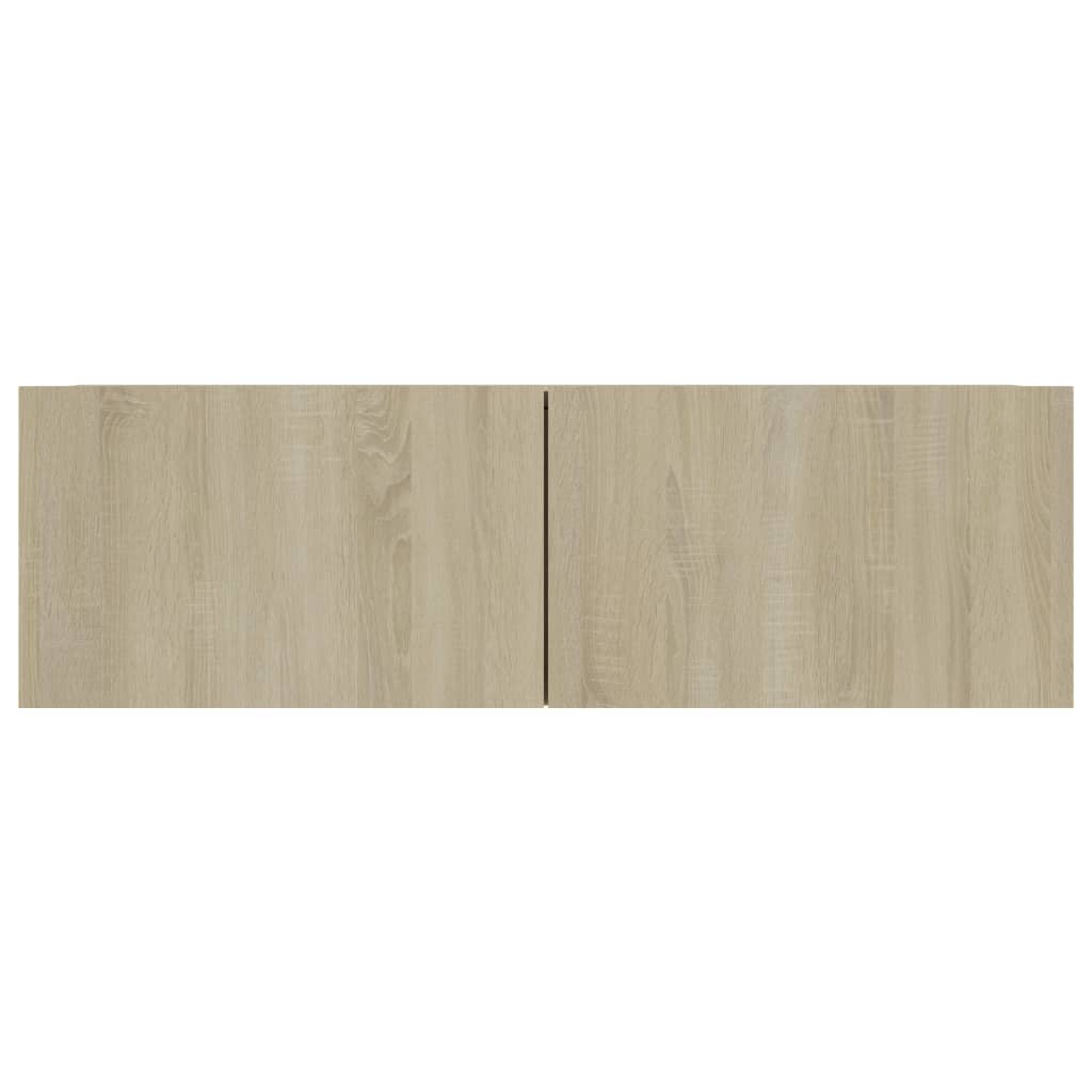 TV-tasot 4 kpl Sonoma-tammi 100x30x30 cm lastulevy - Sisustajankoti.fi