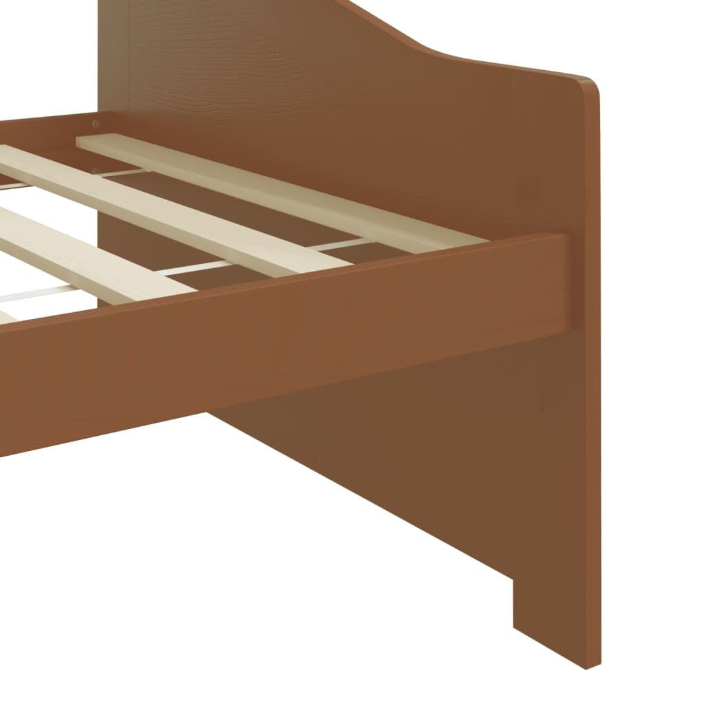Päivävuode 3-istuttava hunajanruskea täysi mänty 90x200 cm - Sisustajankoti.fi