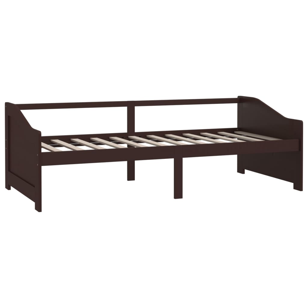 Päivävuode 3-istuttava tummanruskea täysi mänty 90x200 cm - Sisustajankoti.fi