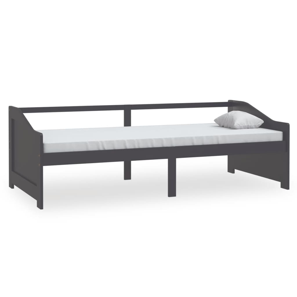 Päivävuode 3-istuttava tummanharmaa täysi mänty 90x200 cm - Sisustajankoti.fi