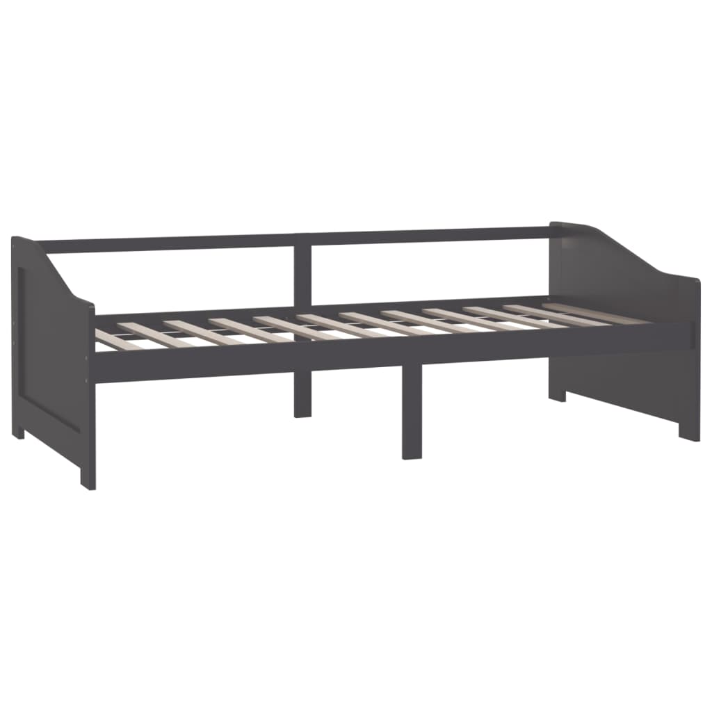 Päivävuode 3-istuttava tummanharmaa täysi mänty 90x200 cm - Sisustajankoti.fi