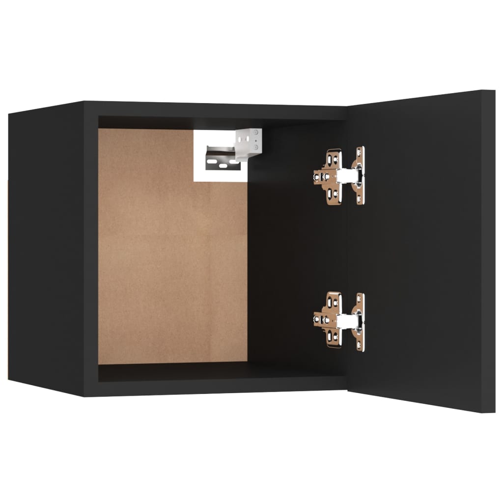 Yöpöytä musta 30,5x30x30 cm lastulevy - Sisustajankoti.fi