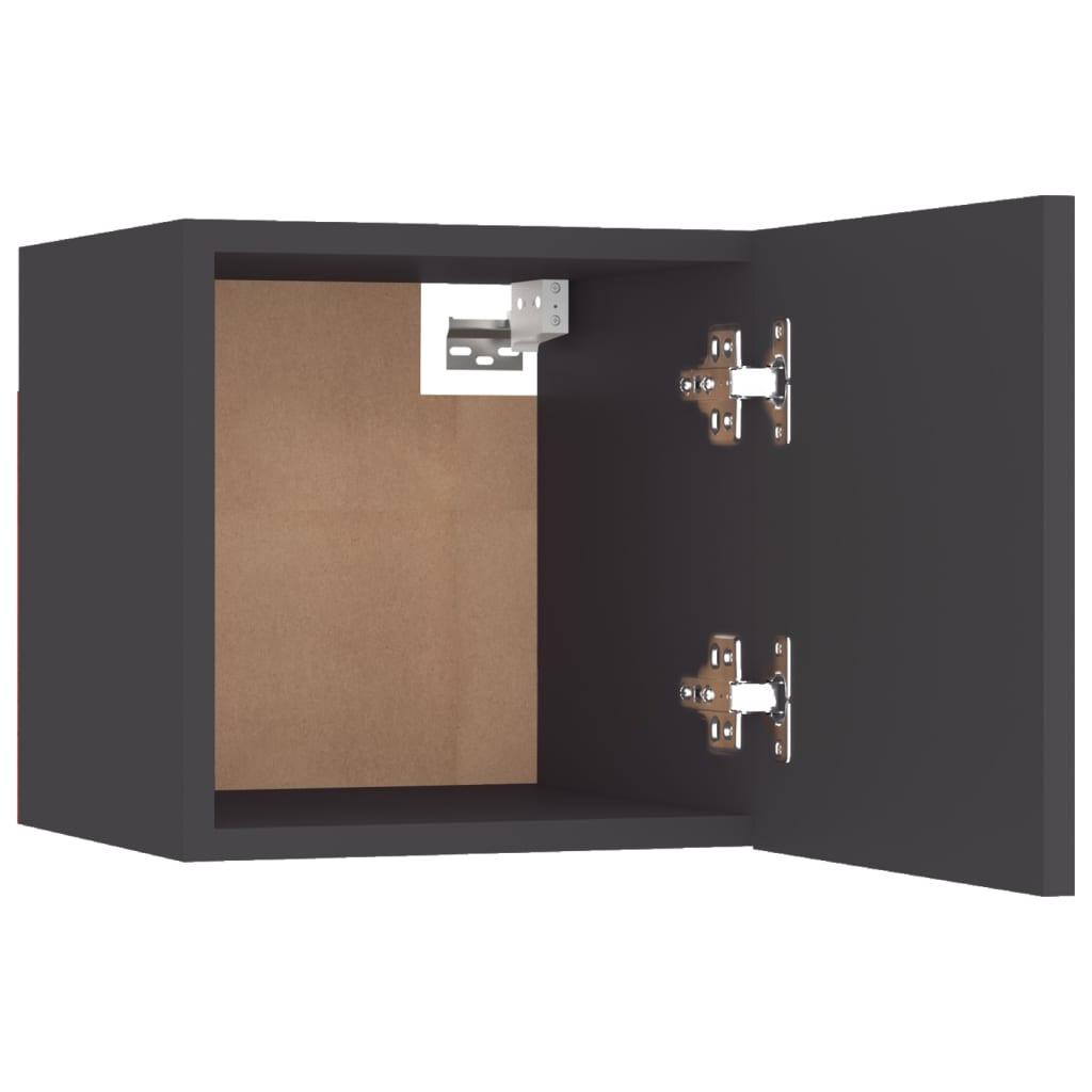 Yöpöytä harmaa 30,5x30x30 cm lastulevy - Sisustajankoti.fi