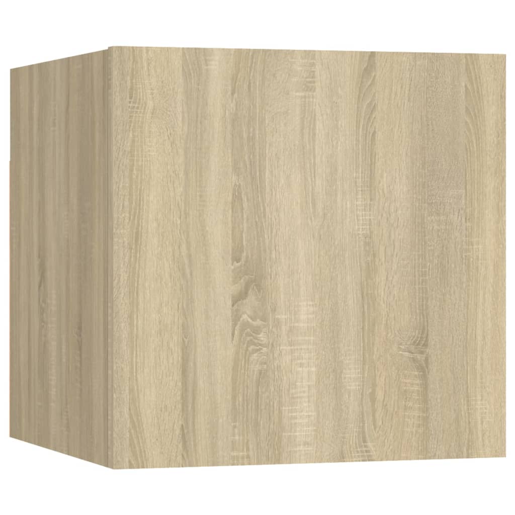 Yöpöydät 2 kpl Sonoma-tammi 30,5x30x30 cm lastulevy - Sisustajankoti.fi