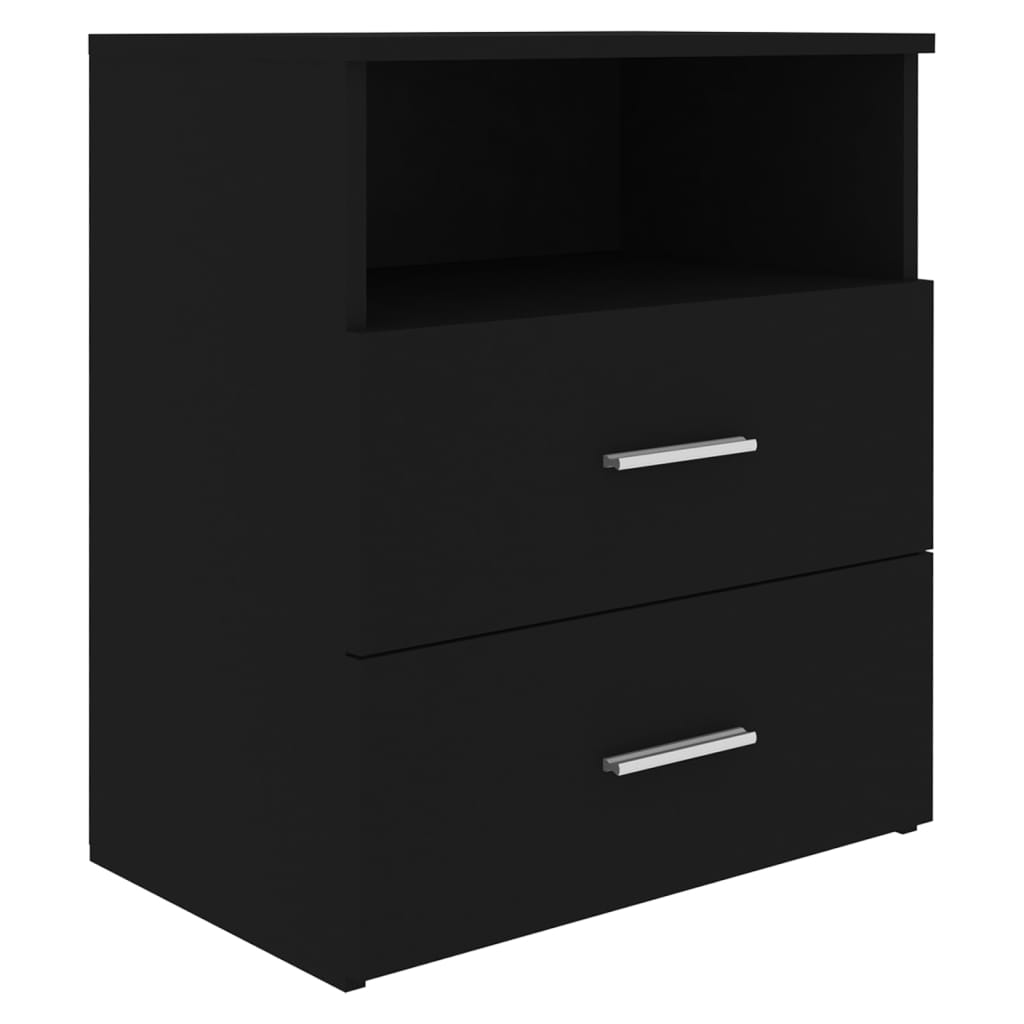Yöpöydät 2 kpl musta 50x32x60 cm - Sisustajankoti.fi