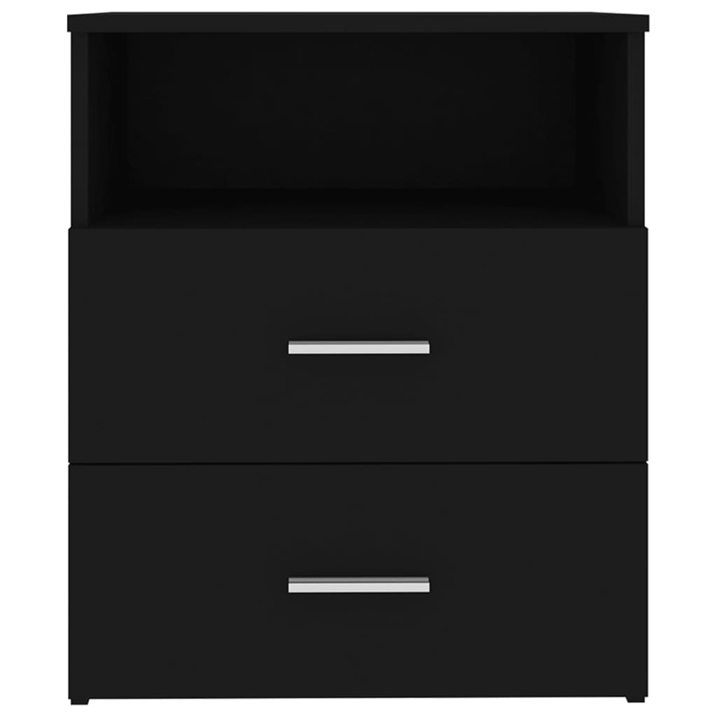 Yöpöydät 2 kpl musta 50x32x60 cm - Sisustajankoti.fi