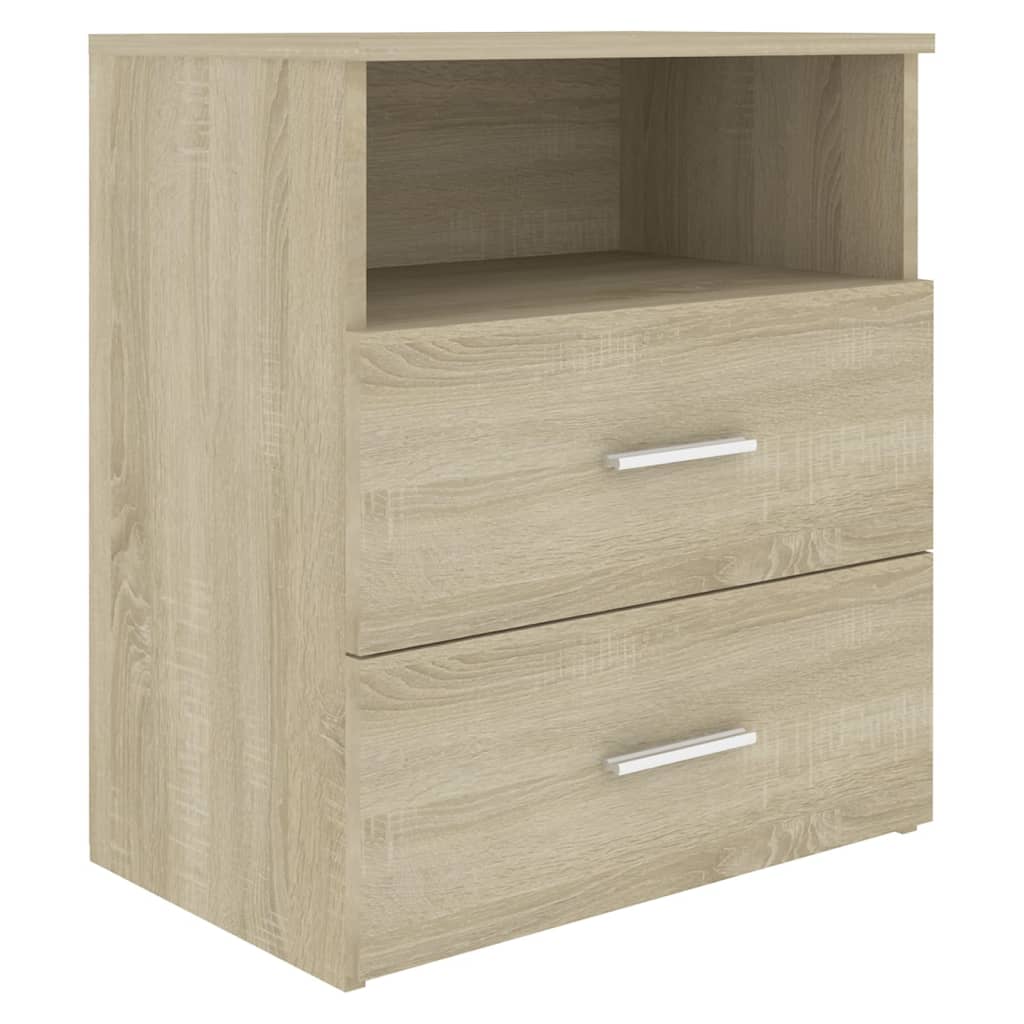Yöpöydät 2 kpl Sonoma-tammi 50x32x60 cm - Sisustajankoti.fi