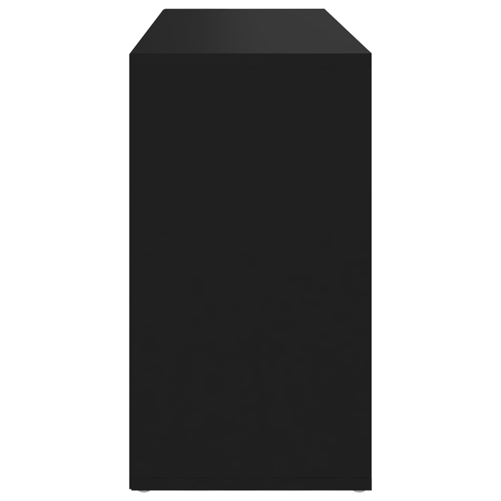 Kenkien säilytyspenkki musta 103x30x54,5 cm lastulevy - Sisustajankoti.fi