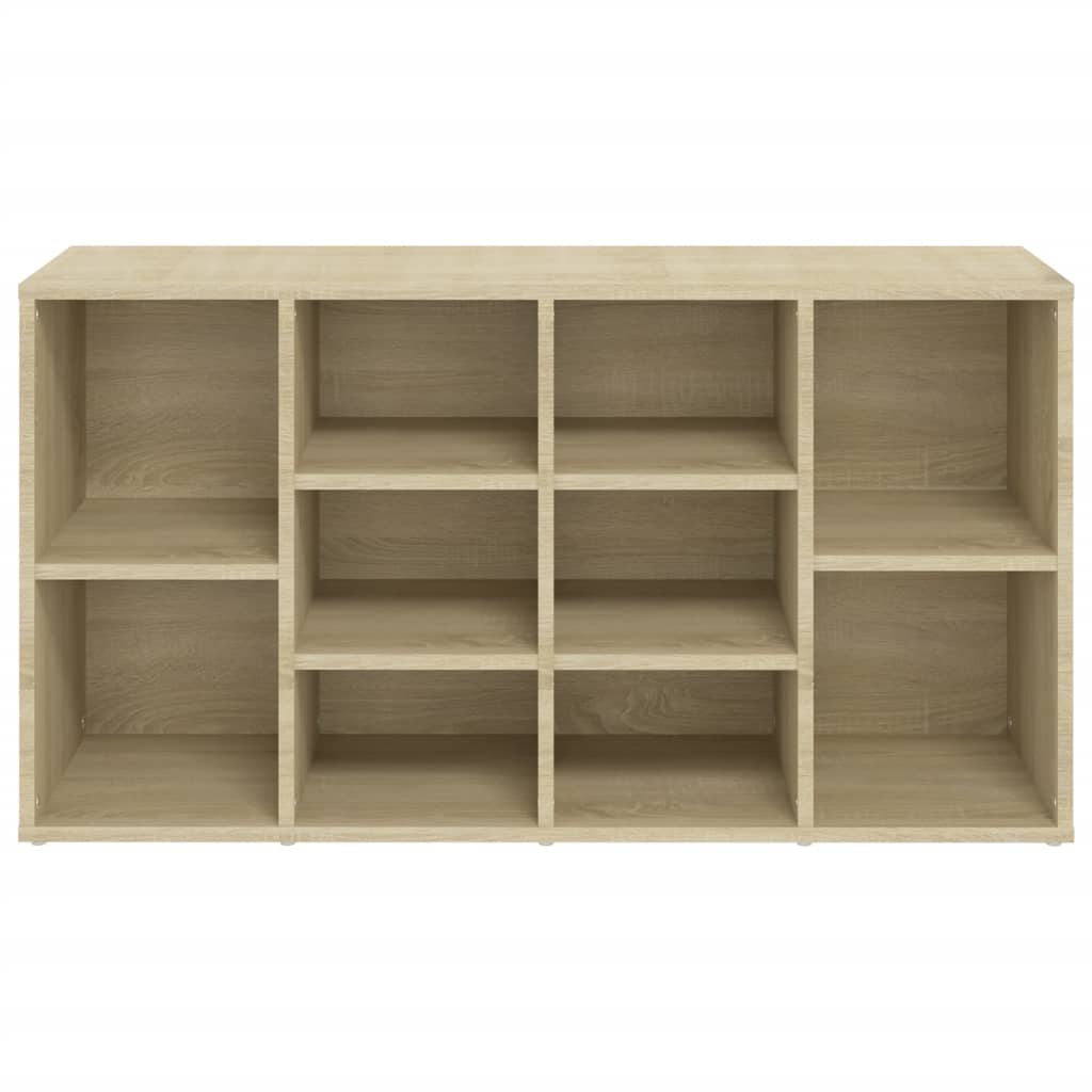 Kenkien säilytyspenkki Sonoma-tammi 103x30x54,5 cm lastulevy - Sisustajankoti.fi