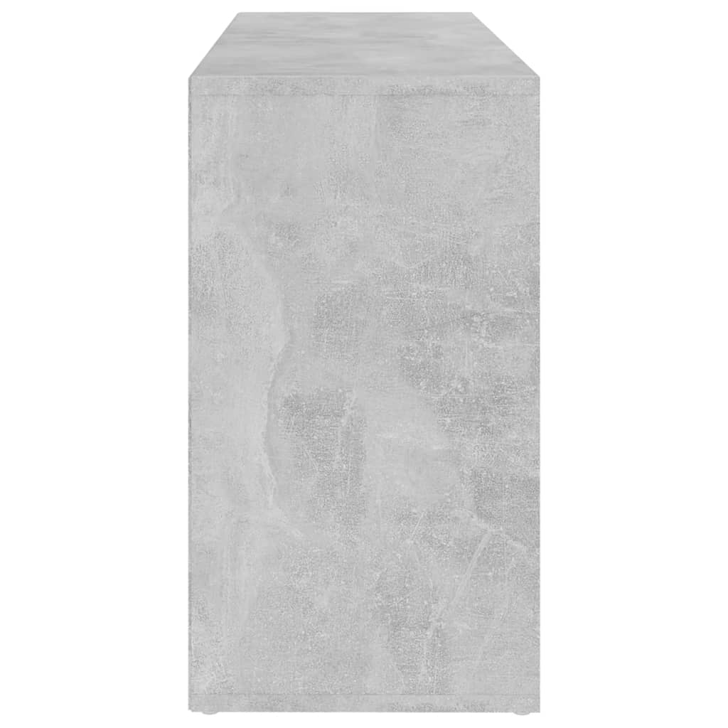 Kenkien säilytyspenkki betoninharmaa 103x30x54,5 cm lastulevy - Sisustajankoti.fi