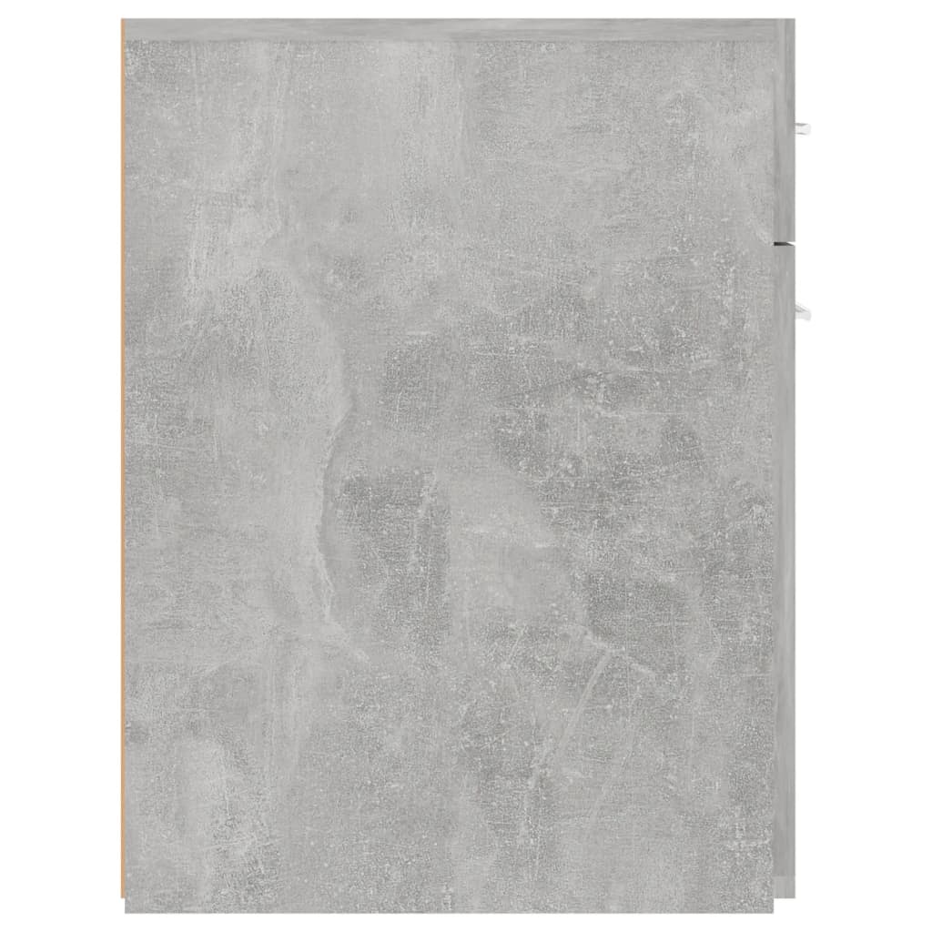 Apteekkarinkaappi betoninharmaa 20x45,5x60 cm lastulevy - Sisustajankoti.fi