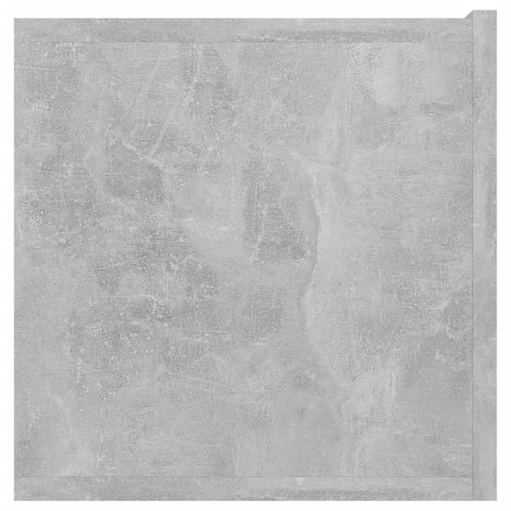 Seinäkiinnitettävä TV-taso betoninharmaa 60x30x30 cm - Sisustajankoti.fi