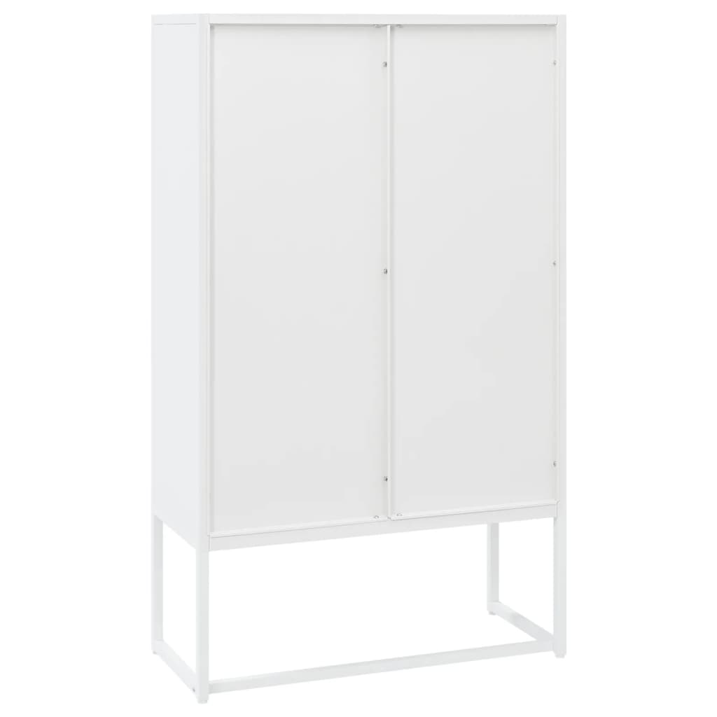Kaappi valkoinen 80x35x135 cm teräs - Sisustajankoti.fi