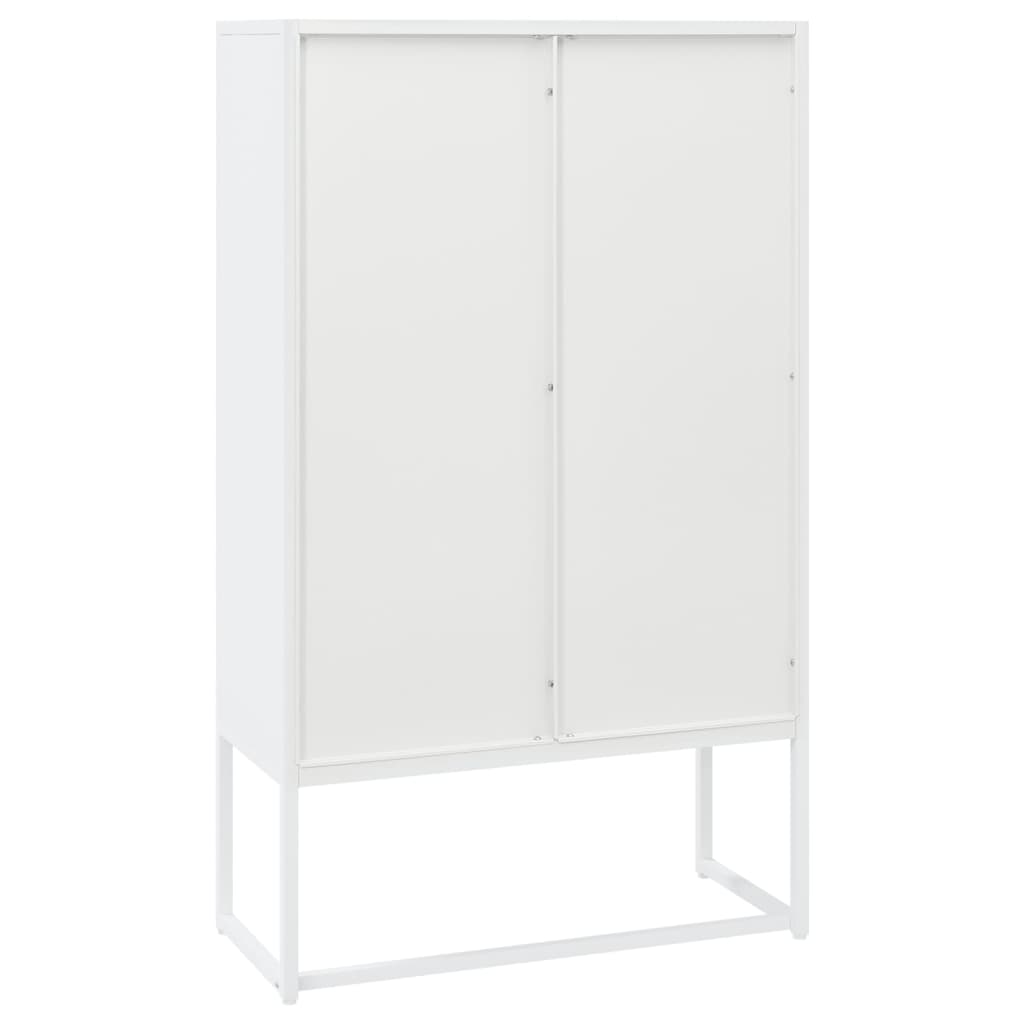 Kaappi valkoinen 80x35x135 cm teräs - Sisustajankoti.fi