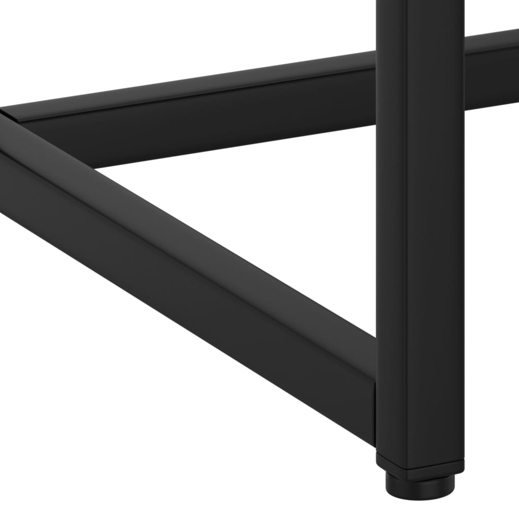 Konsolipöytä musta 72x35x75 cm teräs - Sisustajankoti.fi