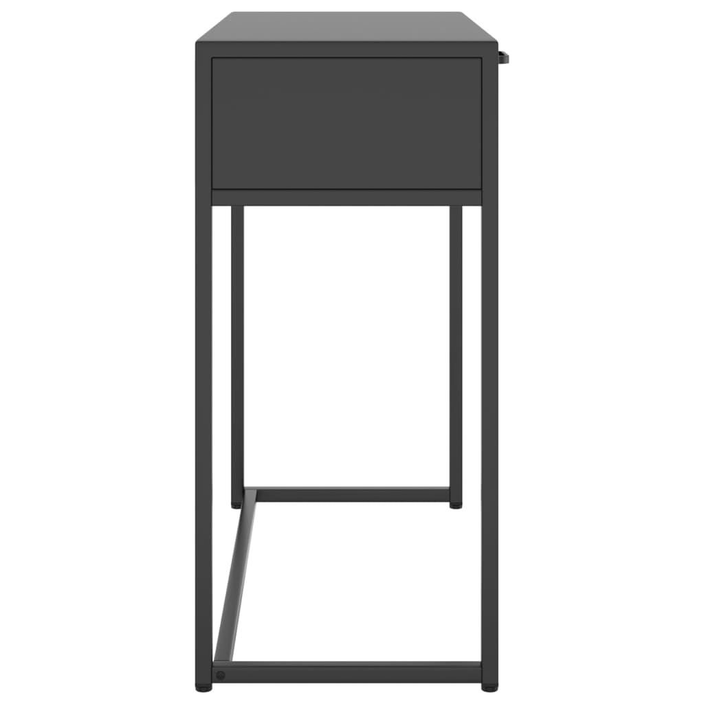 Konsolipöytä antrasiitti 72x35x75 cm teräs - Sisustajankoti.fi
