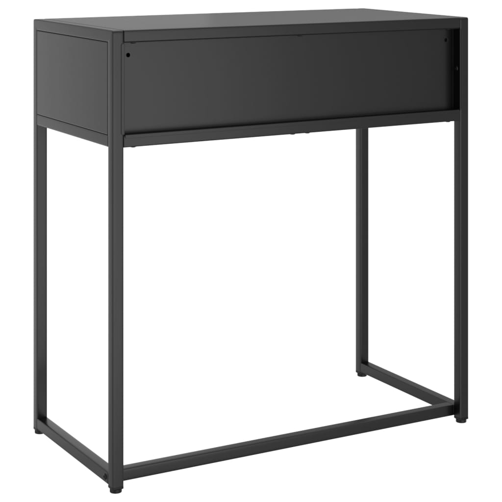 Konsolipöytä antrasiitti 72x35x75 cm teräs - Sisustajankoti.fi