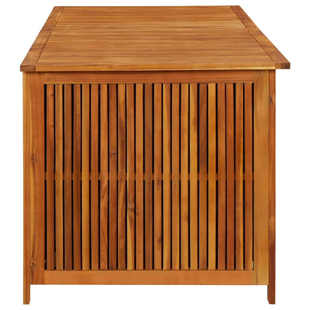 Puutarhan varastolaatikko 175x80x75 cm täysi akaasiapuu - Sisustajankoti.fi