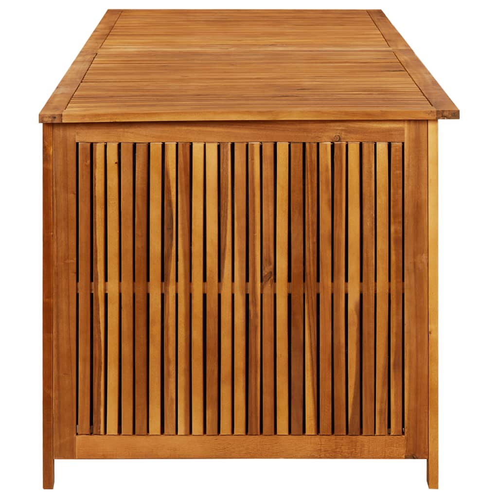 Puutarhan varastolaatikko 200x80x75 cm täysi akaasiapuu - Sisustajankoti.fi