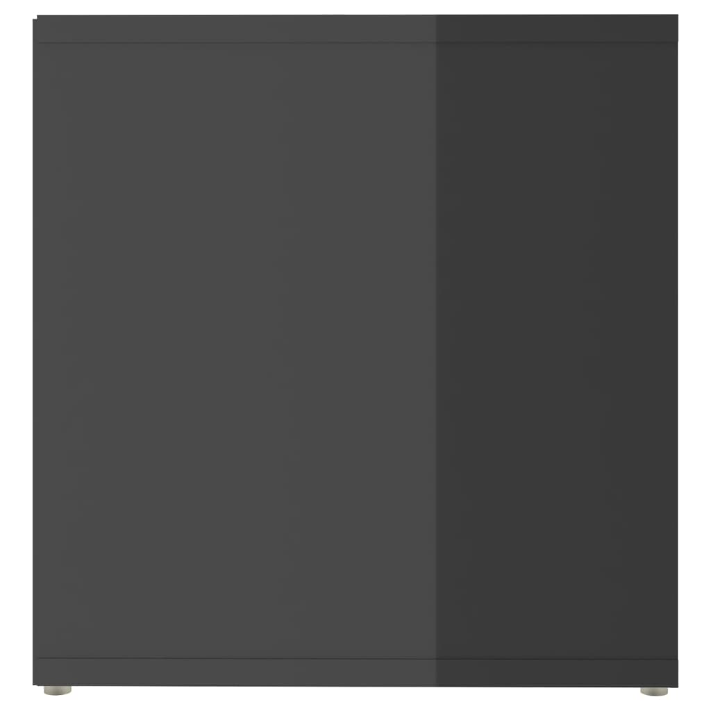 TV-tasot 2 kpl korkeakiilto harmaa 72x35x36,5 cm lastulevy - Sisustajankoti.fi