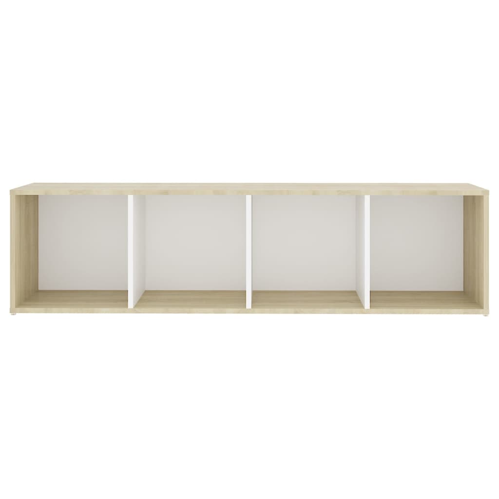 TV-tasot 2 kpl valk./Sonoma-tammi 142,5x35x36,5 cm lastulevy - Sisustajankoti.fi