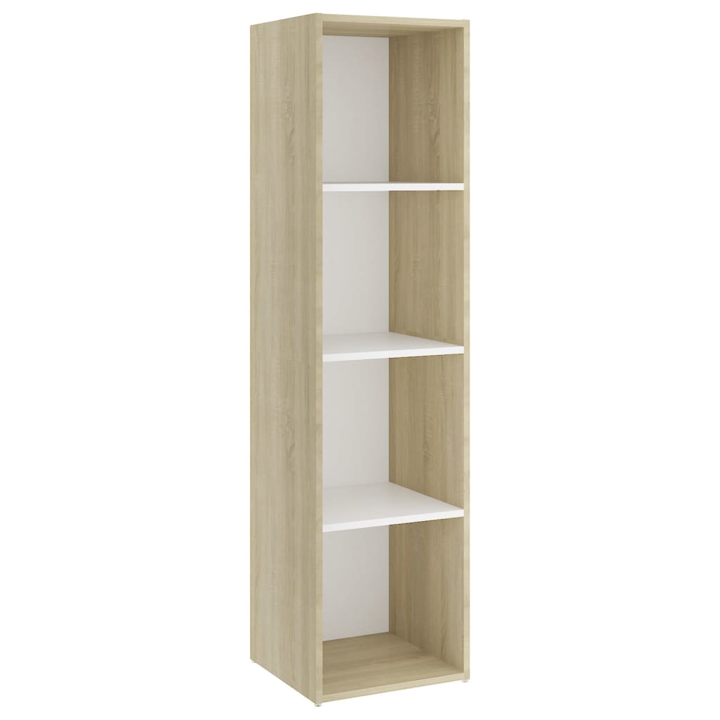 TV-tasot 2 kpl valk./Sonoma-tammi 142,5x35x36,5 cm lastulevy - Sisustajankoti.fi