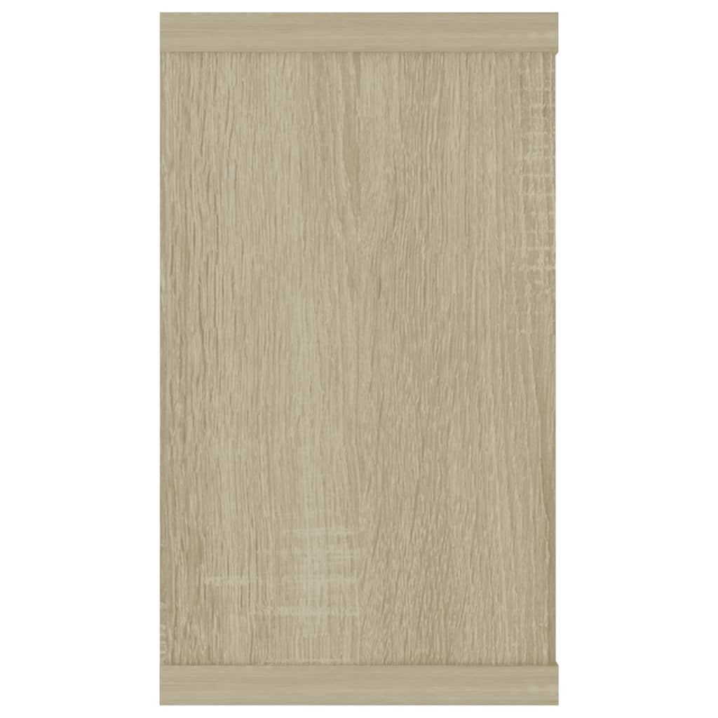 Kuutioseinähyllyt 2 kpl Sonoma-tammi 80x15x26,5 cm lastulevy - Sisustajankoti.fi