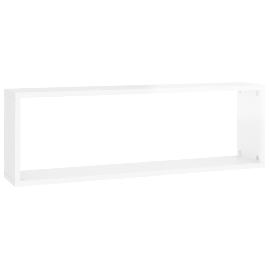 Kuutioseinähyllyt 6 kpl korkeak. valk. 80x15x26,5 cm lastulevy - Sisustajankoti.fi