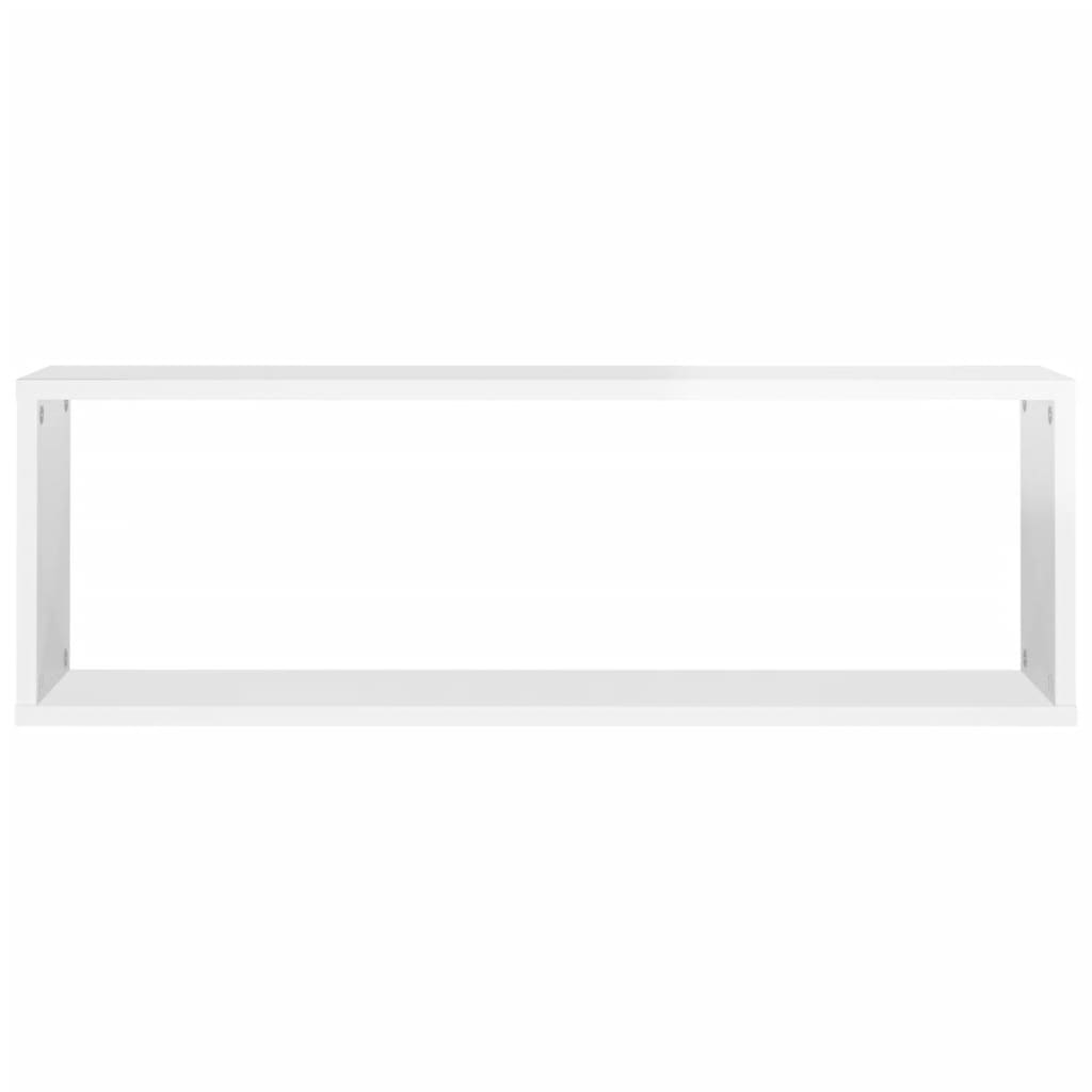 Kuutioseinähyllyt 6 kpl korkeak. valk. 80x15x26,5 cm lastulevy - Sisustajankoti.fi