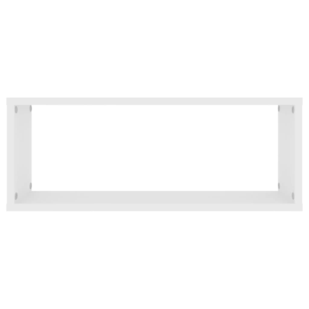 Kuutioseinähyllyt 6 kpl valkoinen 60x15x23 cm lastulevy - Sisustajankoti.fi